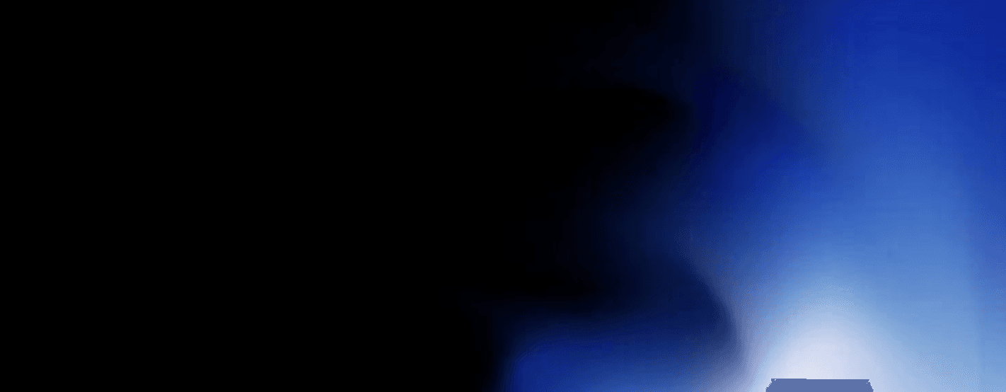 Abstract blue light beam